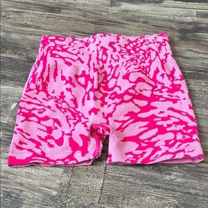Muse Pink and Fuchsia Women's Bike Shorts